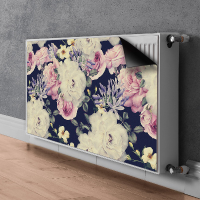 Magnet Heizkörperverkleidung Weiße vintage-rosen