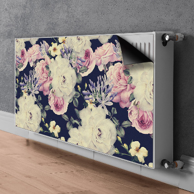 Magnet Heizkörperverkleidung Weiße vintage-rosen