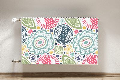 Heizkörperverkleidung magnet Farbenfrohe blumen