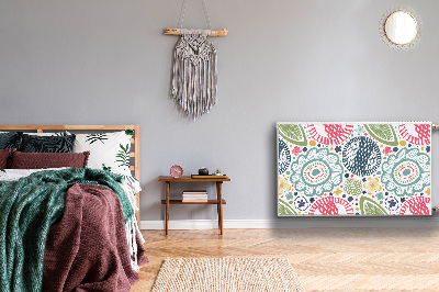 Heizkörperverkleidung magnet Farbenfrohe blumen