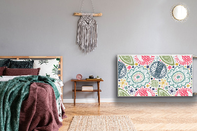 Heizkörperverkleidung magnet Farbenfrohe blumen