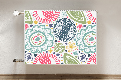 Heizkörperverkleidung magnet Farbenfrohe blumen