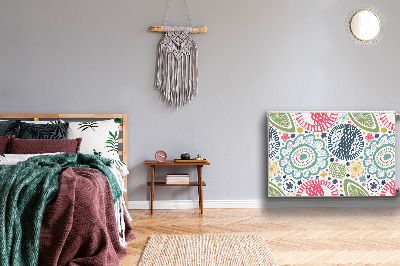 Heizkörperverkleidung magnet Farbenfrohe blumen
