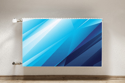 Dekorative Heizkörperabdeckung Blauer übergang