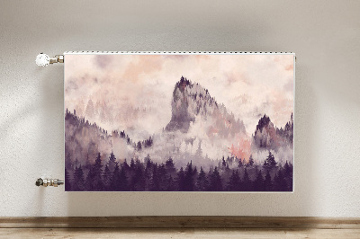 Heizkörperverkleidung magnetisch Berg im wald