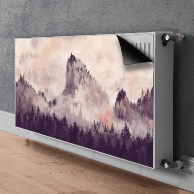 Heizkörperverkleidung magnetisch Berg im wald