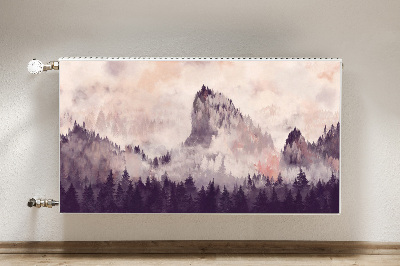 Heizkörperverkleidung magnetisch Berg im wald