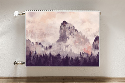 Heizkörperverkleidung magnetisch Berg im wald
