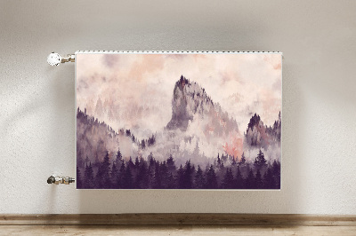 Heizkörperverkleidung magnetisch Berg im wald