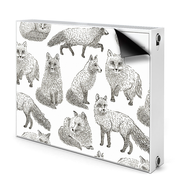 Magnet Heizkörperverkleidung Gezogene füchse