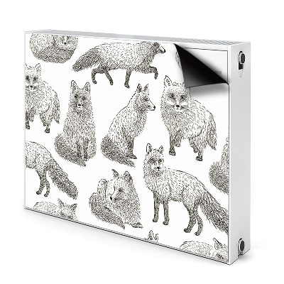 Magnet Heizkörperverkleidung Gezogene füchse