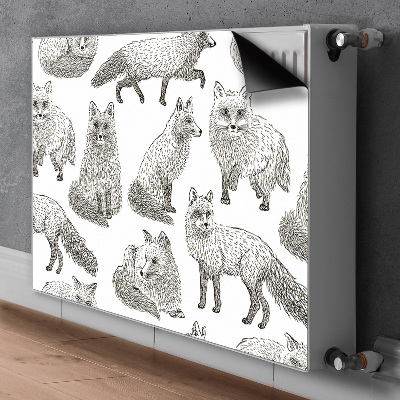 Magnet Heizkörperverkleidung Gezogene füchse