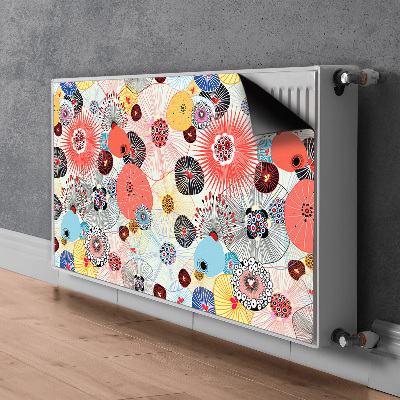Heizkörperverkleidung magnet Blumenmuster