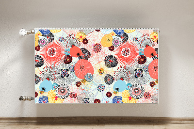 Heizkörperverkleidung magnet Blumenmuster