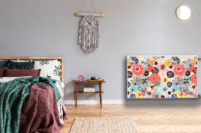 Heizkörperverkleidung magnet Blumenmuster