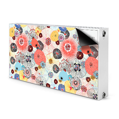 Heizkörperverkleidung magnet Blumenmuster