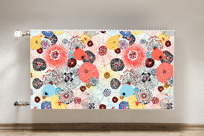 Heizkörperverkleidung magnet Blumenmuster