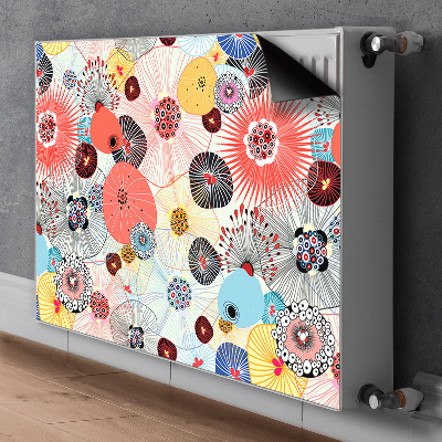 Heizkörperverkleidung magnet Blumenmuster