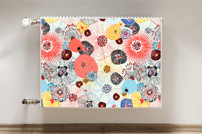 Heizkörperverkleidung magnet Blumenmuster