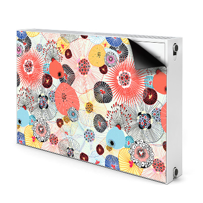 Heizkörperverkleidung magnet Blumenmuster
