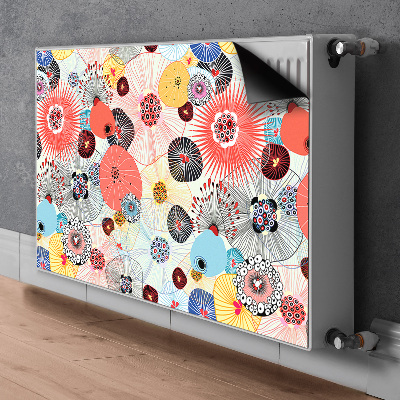 Heizkörperverkleidung magnet Blumenmuster
