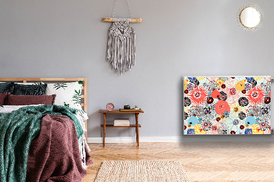 Heizkörperverkleidung magnet Blumenmuster