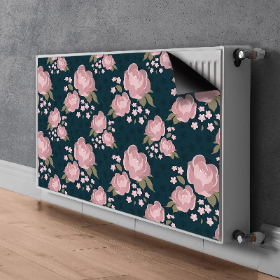 Magnet Heizkörperverkleidung Pinke blumen