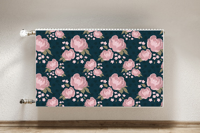 Magnet Heizkörperverkleidung Pinke blumen