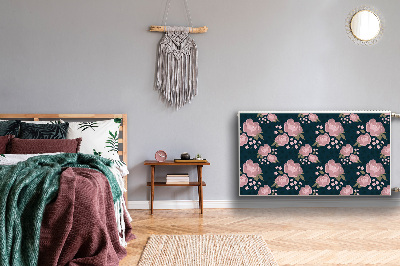 Magnet Heizkörperverkleidung Pinke blumen
