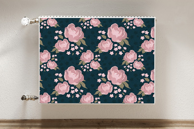 Magnet Heizkörperverkleidung Pinke blumen