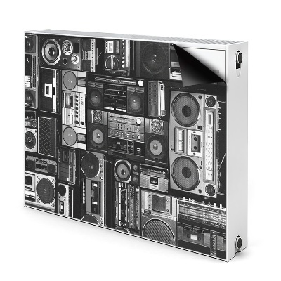 Dekorative Heizkörperabdeckung Alte schulboombox