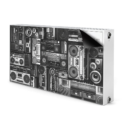 Dekorative Heizkörperabdeckung Alte schulboombox