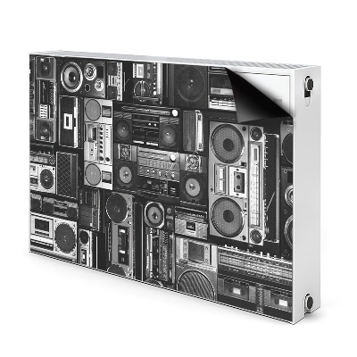 Dekorative Heizkörperabdeckung Alte schulboombox