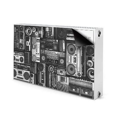 Dekorative Heizkörperabdeckung Alte schulboombox