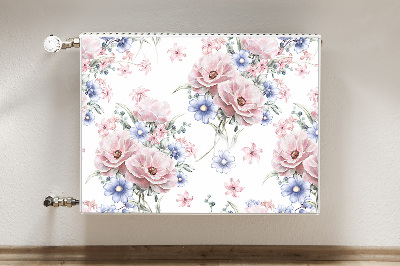 Heizkörperverkleidung magnetisch Zartes bouquet