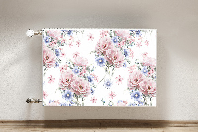 Heizkörperverkleidung magnetisch Zartes bouquet
