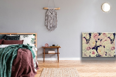 Magnet Heizkörperverkleidung Weiße rosen