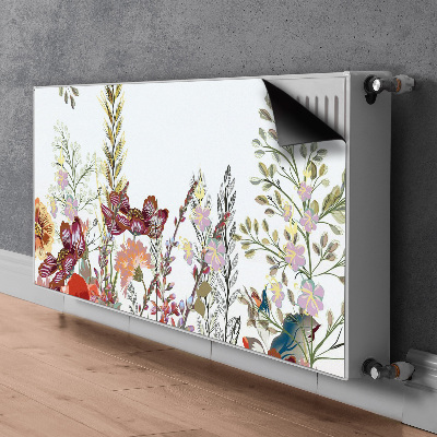 Heizkörperverkleidung magnet Feldblumen