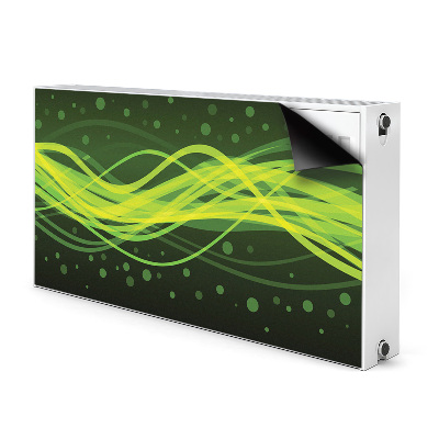 Heizkörperverkleidung magnetisch Grüne streifen