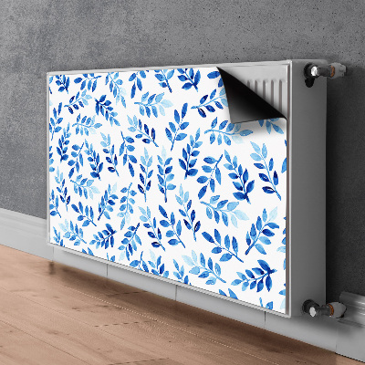 Dekorative Heizkörperabdeckung Blaues aquarell