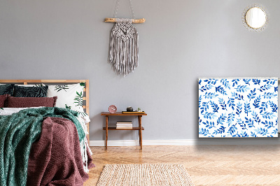 Dekorative Heizkörperabdeckung Blaues aquarell