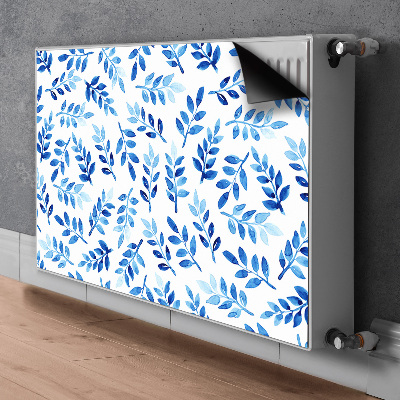 Dekorative Heizkörperabdeckung Blaues aquarell