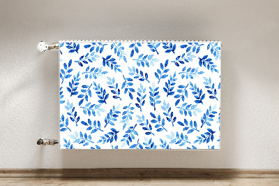 Dekorative Heizkörperabdeckung Blaues aquarell