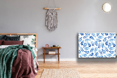 Dekorative Heizkörperabdeckung Blaues aquarell