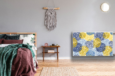 Heizkörperverkleidung magnet Chrysanthemenblumen