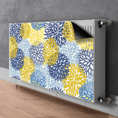 Heizkörperverkleidung magnet Chrysanthemenblumen
