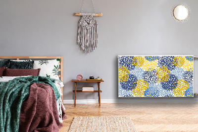 Heizkörperverkleidung magnet Chrysanthemenblumen