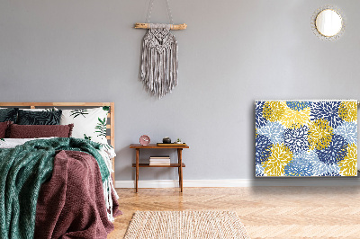 Heizkörperverkleidung magnet Chrysanthemenblumen