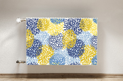 Heizkörperverkleidung magnet Chrysanthemenblumen