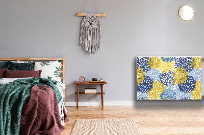 Heizkörperverkleidung magnet Chrysanthemenblumen